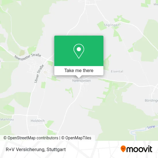 R+V Versicherung map
