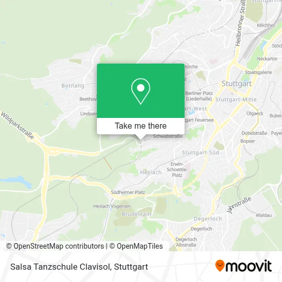Salsa Tanzschule Clavisol map