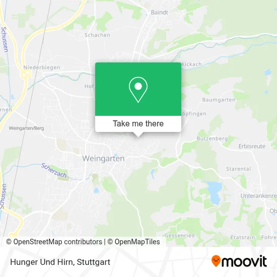 Hunger Und Hirn map