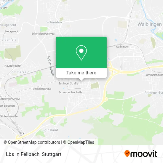 Lbs In Fellbach map
