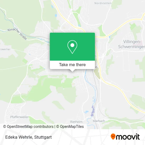 Edeka Wehrle map