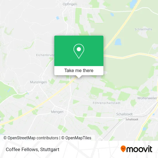 Coffee Fellows map