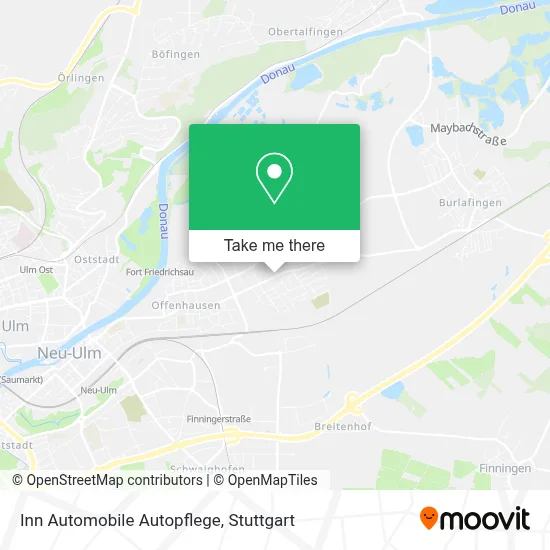 Inn Automobile Autopflege map