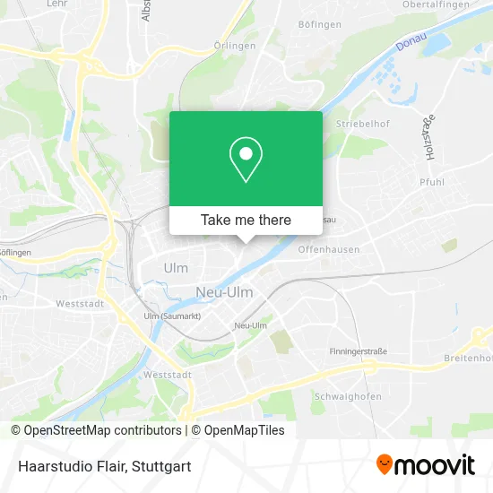 Haarstudio Flair map