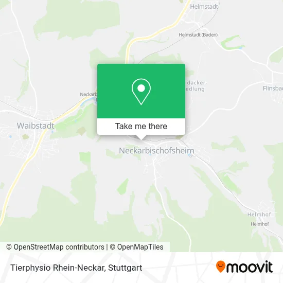 Tierphysio Rhein-Neckar map