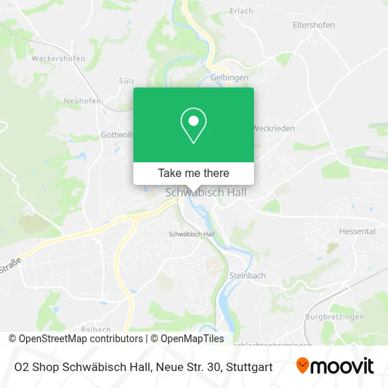 O2 Shop Schwäbisch Hall, Neue Str. 30 map
