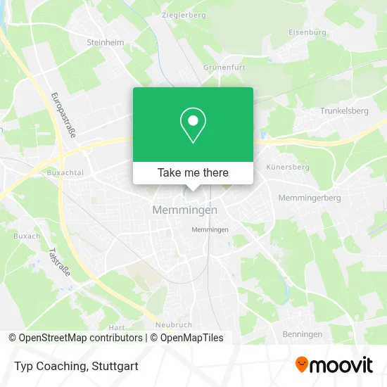 Typ Coaching map