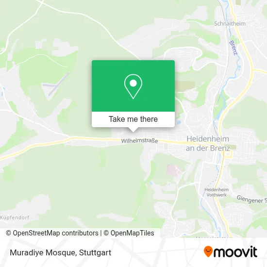 Muradiye Mosque map