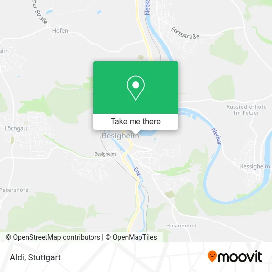 Aldi map