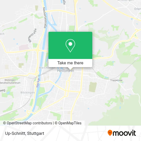 Up-Schnitt map