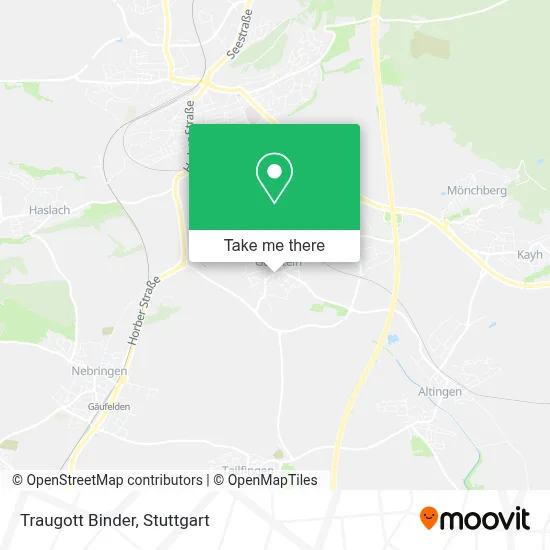 Traugott Binder map