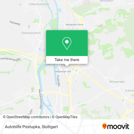 Autohilfe Postupka map