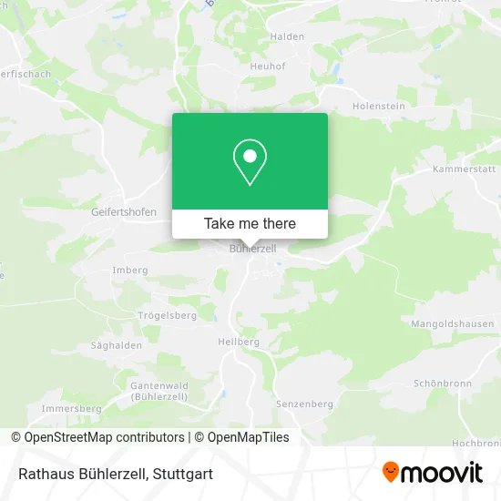 Rathaus Bühlerzell map