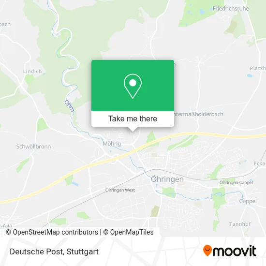 Deutsche Post map