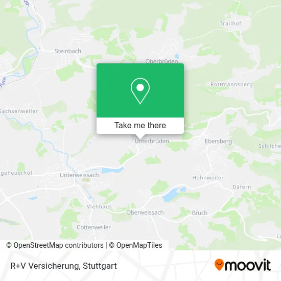 R+V Versicherung map
