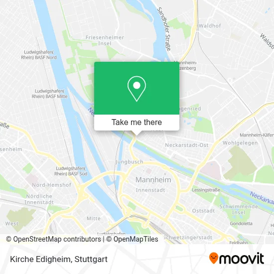 Kirche Edigheim map