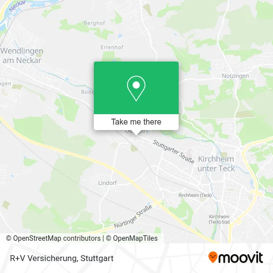 R+V Versicherung map