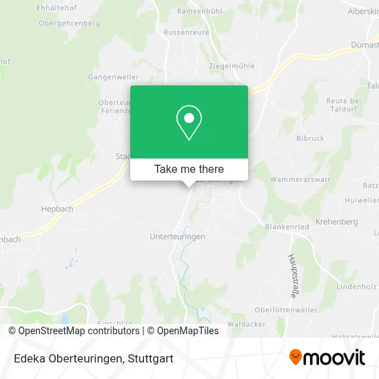 Edeka Oberteuringen map