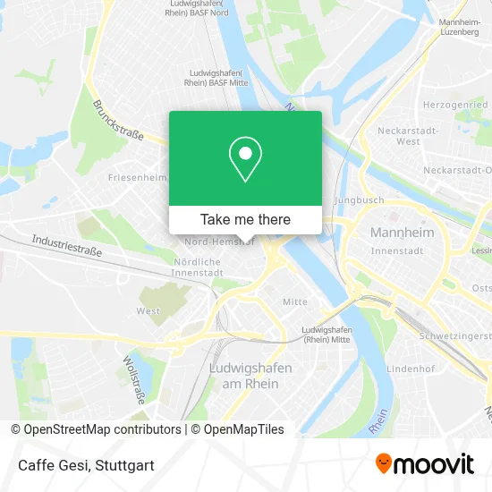 Caffe Gesi map