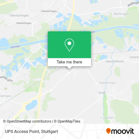 Ups Access Point map