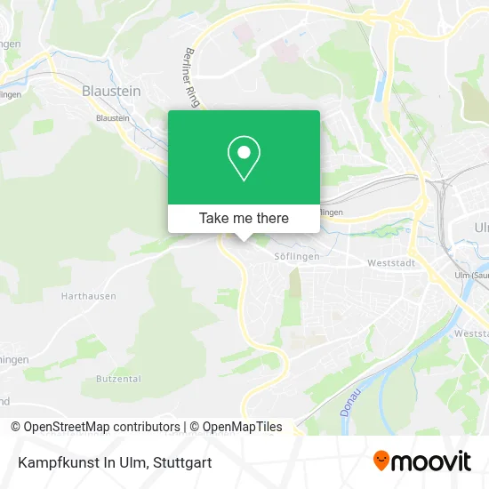 Kampfkunst In Ulm map