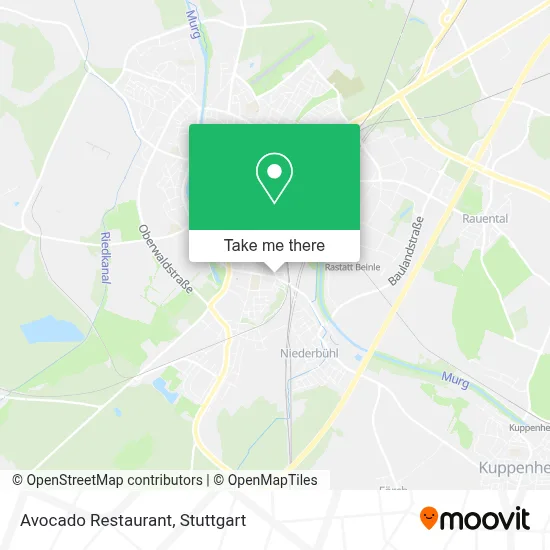 Avocado Restaurant map