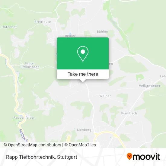 Rapp Tiefbohrtechnik map