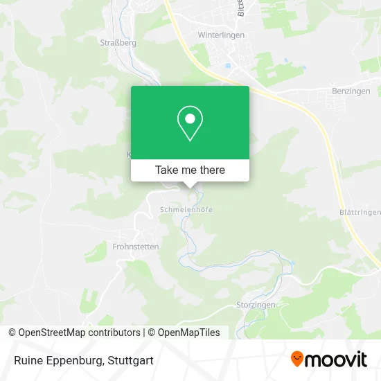 Ruine Eppenburg map