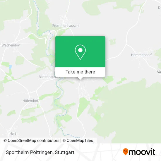 Sportheim Poltringen map