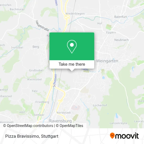 Pizza Bravissimo map