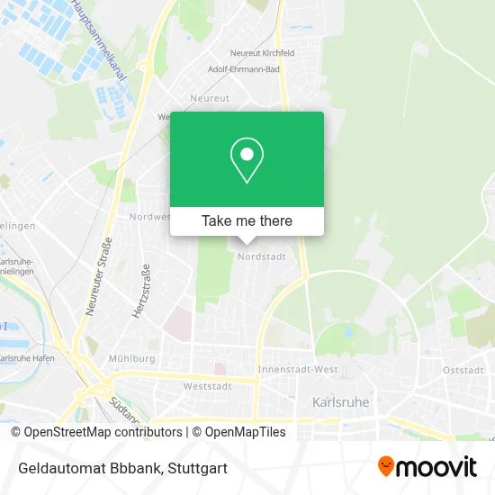Geldautomat Bbbank map