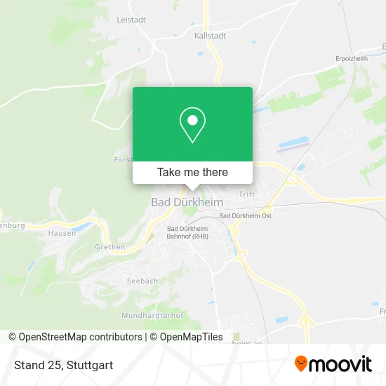 Stand 25 map