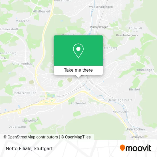 Netto Filiale map