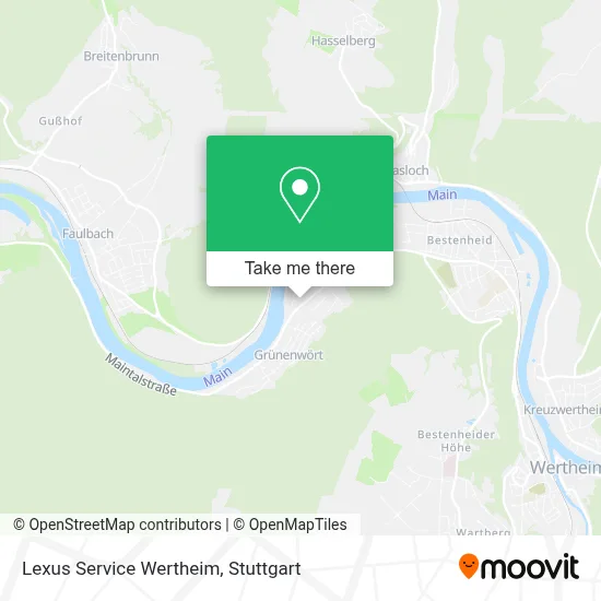 Lexus Service Wertheim map