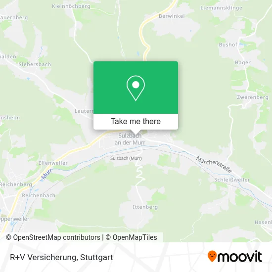 R+V Versicherung map