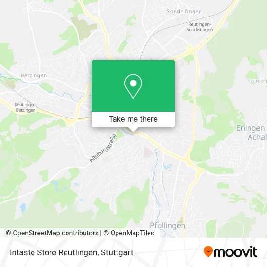 Intaste Store Reutlingen map