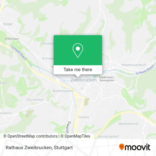 Rathaus Zweibrucken map