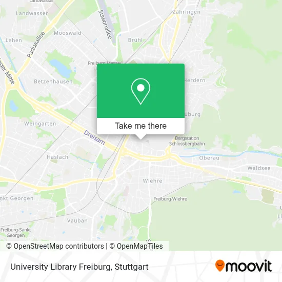 University Library Freiburg map
