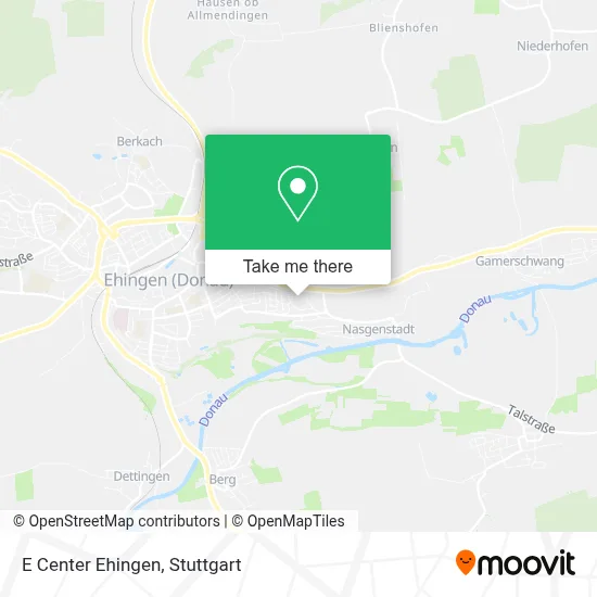 E Center Ehingen map