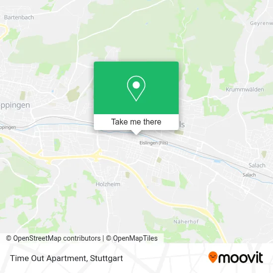 Time Out Apartment map