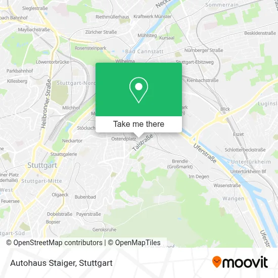 Autohaus Staiger map