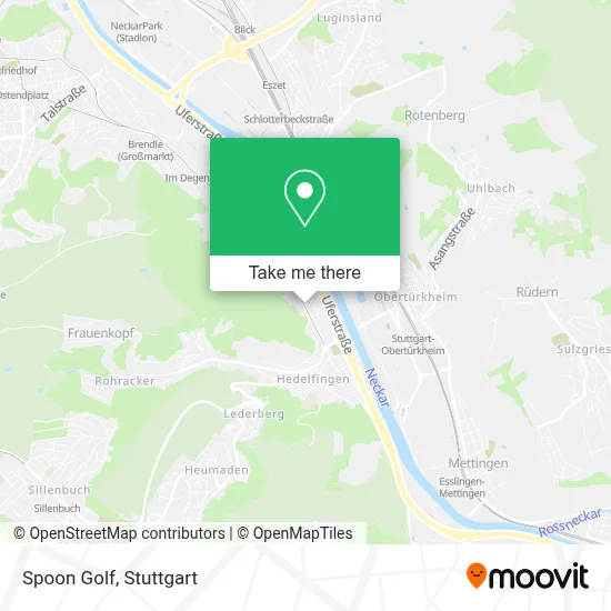 Spoon Golf map