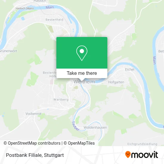Postbank Filiale map