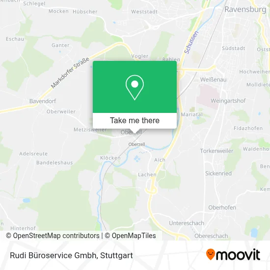 Rudi Büroservice Gmbh map