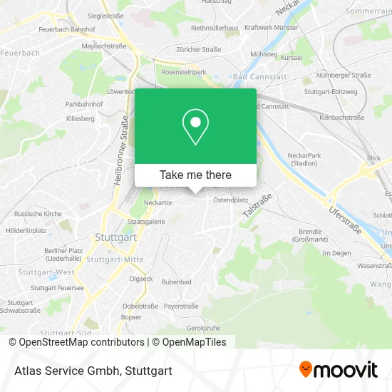 Atlas Service Gmbh map