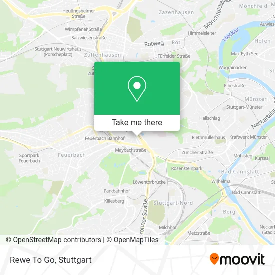 Rewe To Go map