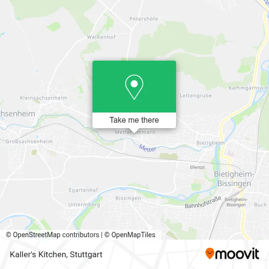 Kaller's Kitchen map