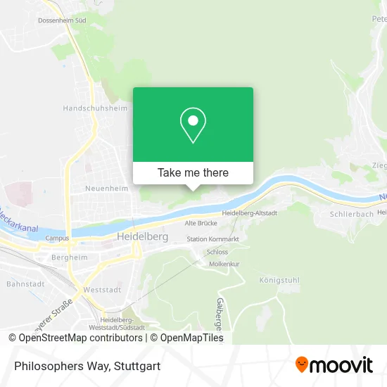 Philosophenweg map