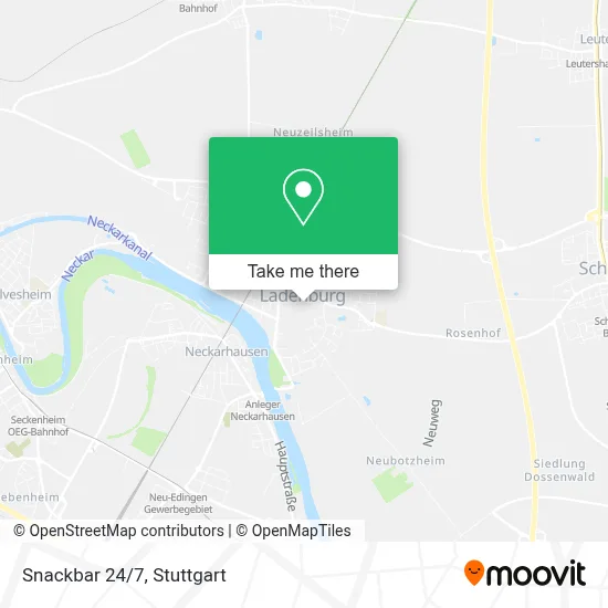 Snackbar 24/7 map