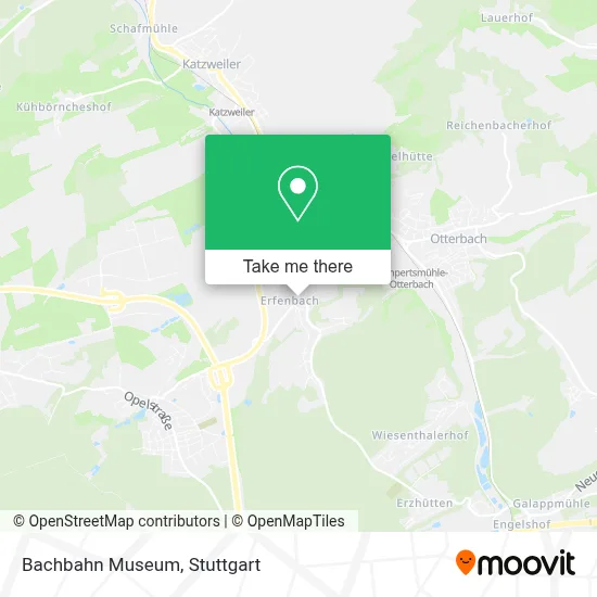 Bachbahn Museum map